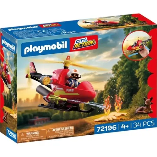 PLAYMOBIL - Firefighting Helicopter (72196)