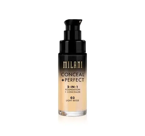 Milani Cosmetics - Conceal+Perfect Liquid Foundation - 03 Light Beige