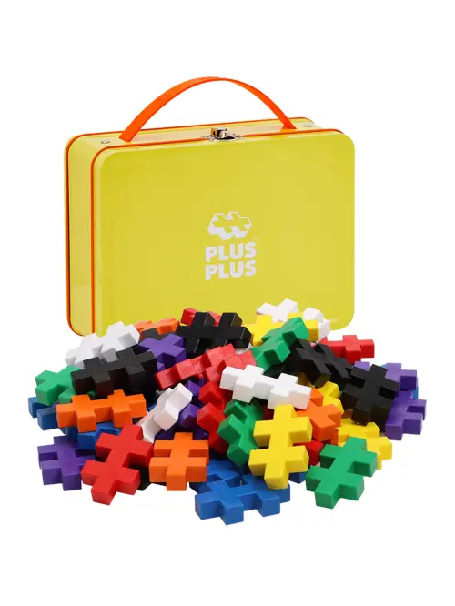 Plus-Plus - BIG Suitcase - Metal Basic Yellow (3274)