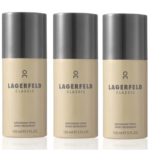 Karl Lagerfeld - 3x Classic Deodorant Spray 150 ml