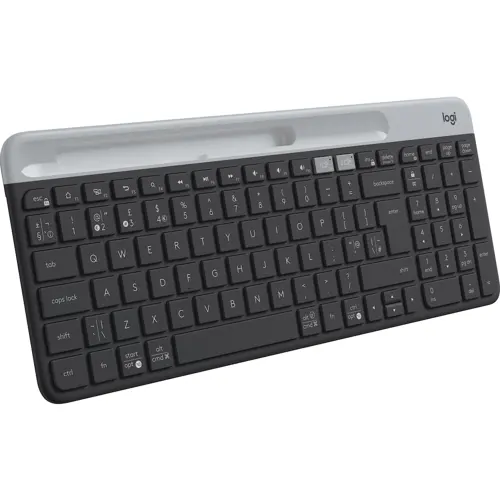 Logitech - K580 Slim Multi-Device Wireless Keyboard GRAPHITE NORDIC