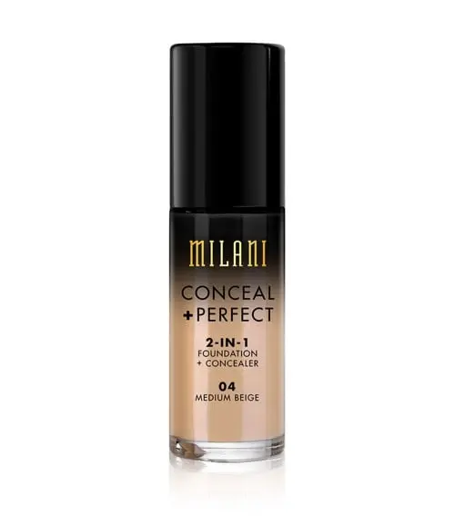 Milani Cosmetics - Conceal+Perfect Liquid Foundation - 04 Medium Beige