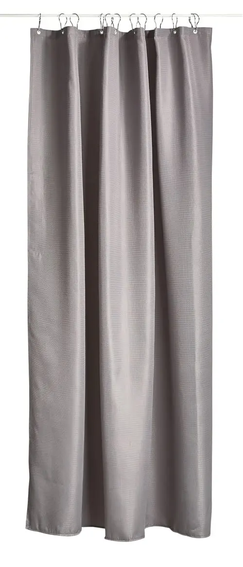 zzZone Denmark - Lux Shower Curtain - Grey (330128)