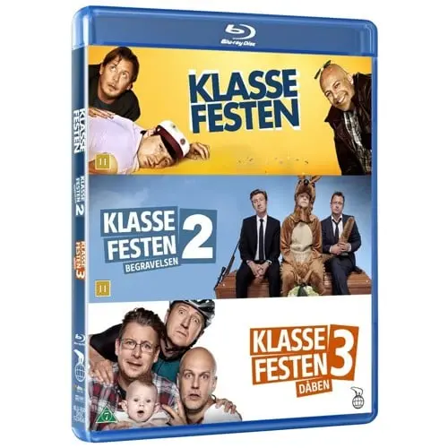 Klassefesten samlingen 1-3 (3-disc) (Blu-Ray)