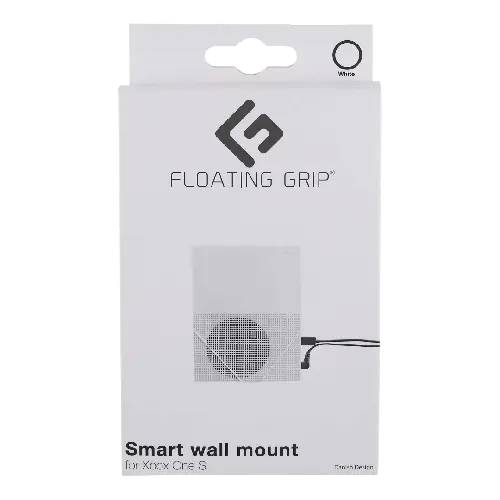 FLOATING GRIP® wall mount for Xbox One S, White