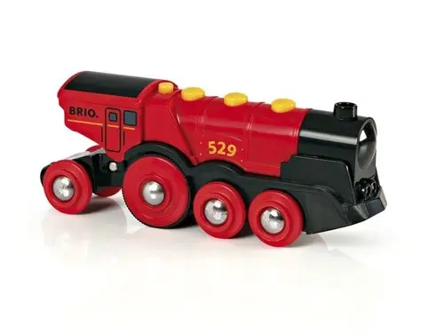 BRIO - Stort, rødt og kraftig lokomotiv (33592)