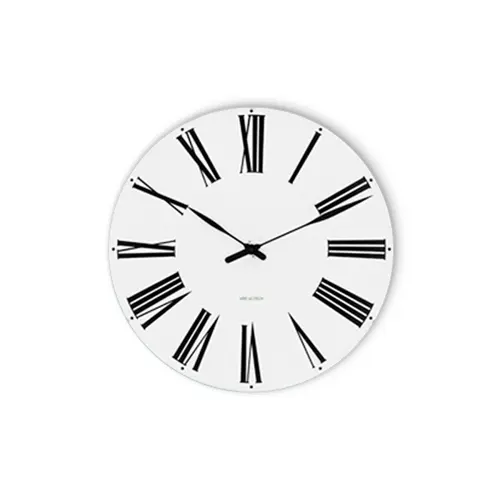 Arne Jacobsen – Roman Veggklokke – Ø29 cm – Hvit