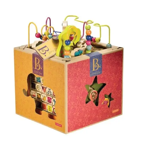 B. Toys - Zany Zoo Wooden activitycenter (701004)