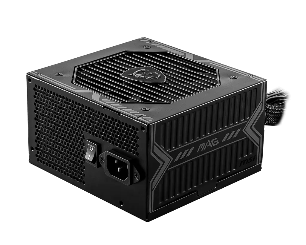 MSI MAG A650BNL Strømforsyning (PSU) - 650 Watt - 120 mm - ATX - 80 Plus Bronze sertifisert