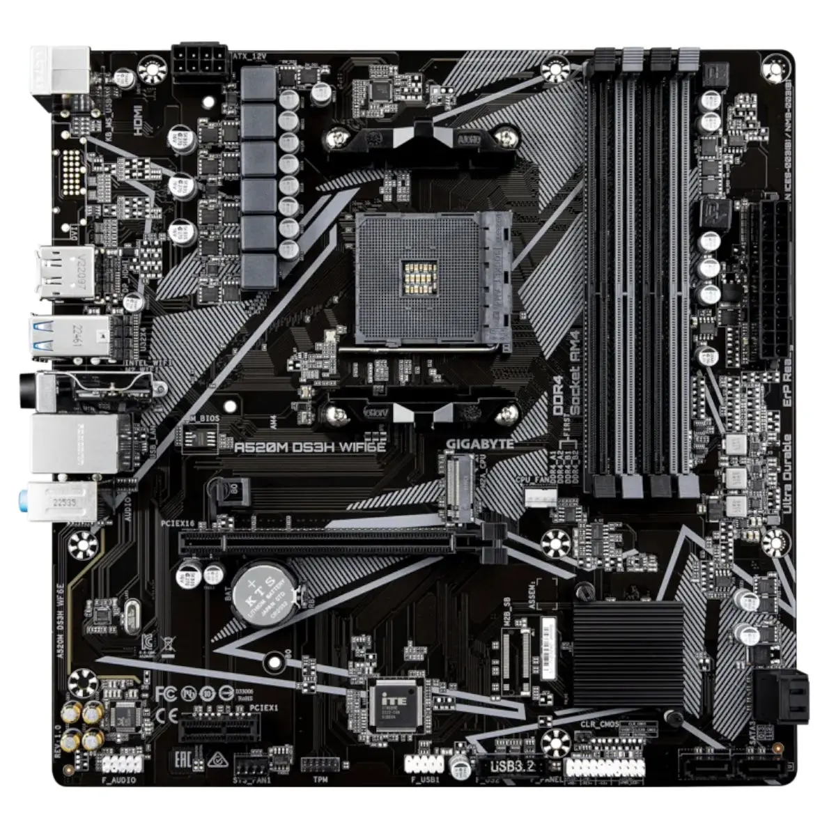 Gigabyte A520M DS3H WF6E