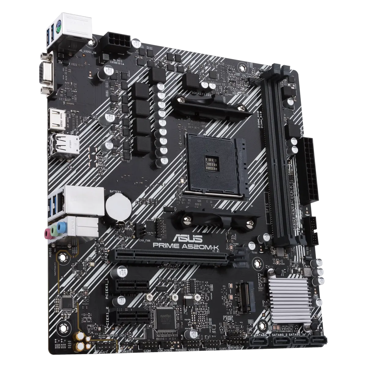 ASUS PRIME A520M-K DDR4 Hovedkort (Uten Wifi)