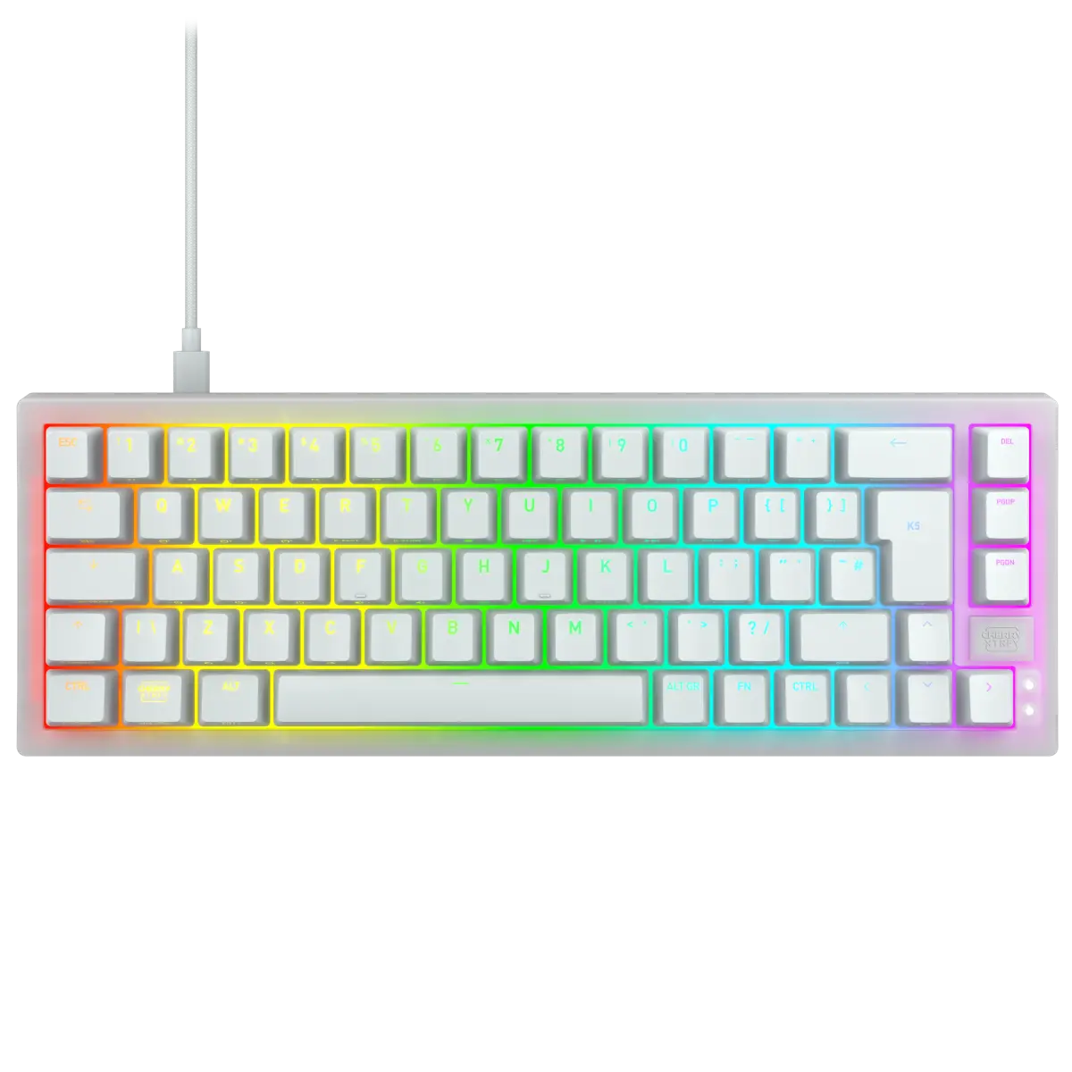 Xtrfy K5V2 Compact - Transparent White - Keyboard