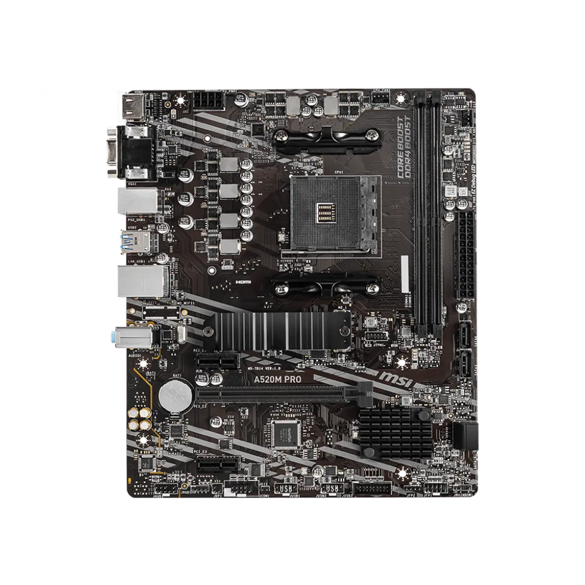 MSI A520M PRO DDR4 Hovedkort (Uten WIFI)