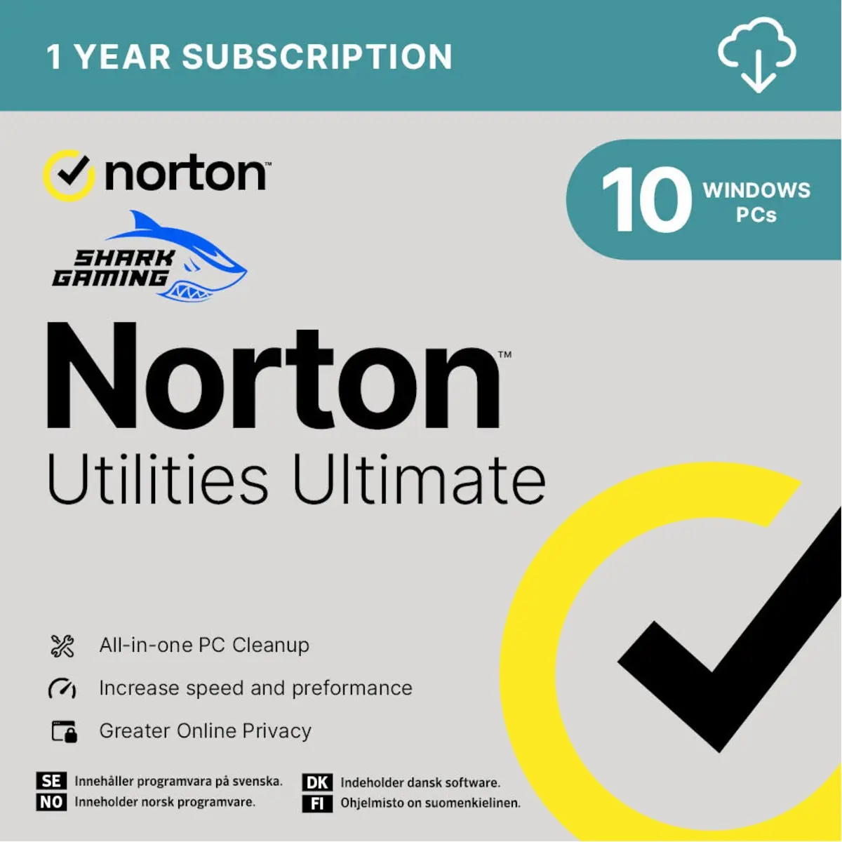 Norton Utilities Ultimate 10 enheter 1 år