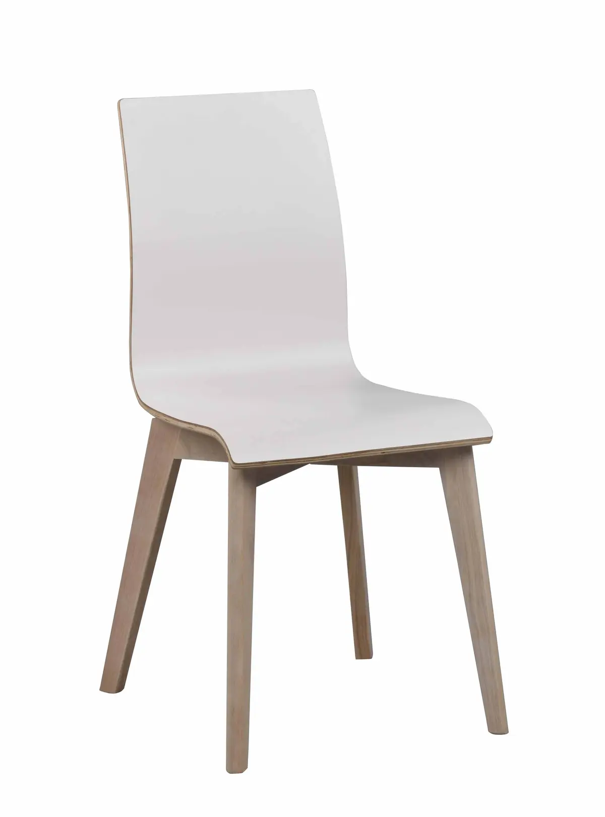 ROWICO Gracy spisestol - hvit laminat/hvitpigmentert eik