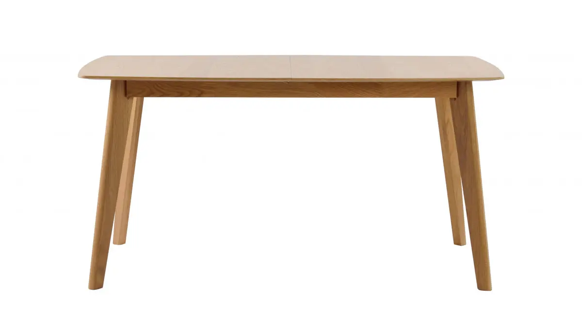 ROWICO Cirrus spisebord - lakkert eik, med butterfly tilleggsplate (150x90)