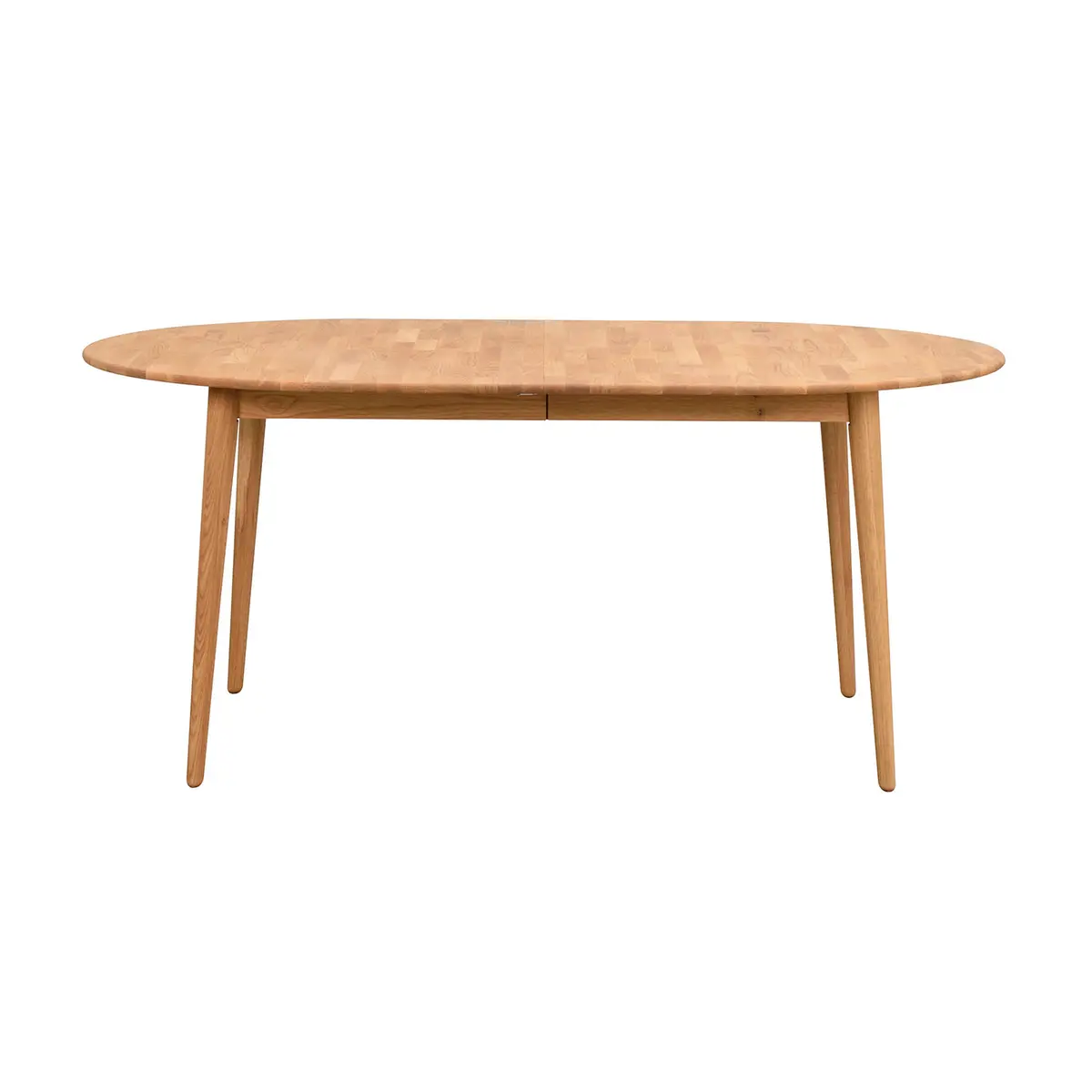 ROWICO Tyler ovalt spisebord, med uttrekk - solid oljet eik (170/210x105)