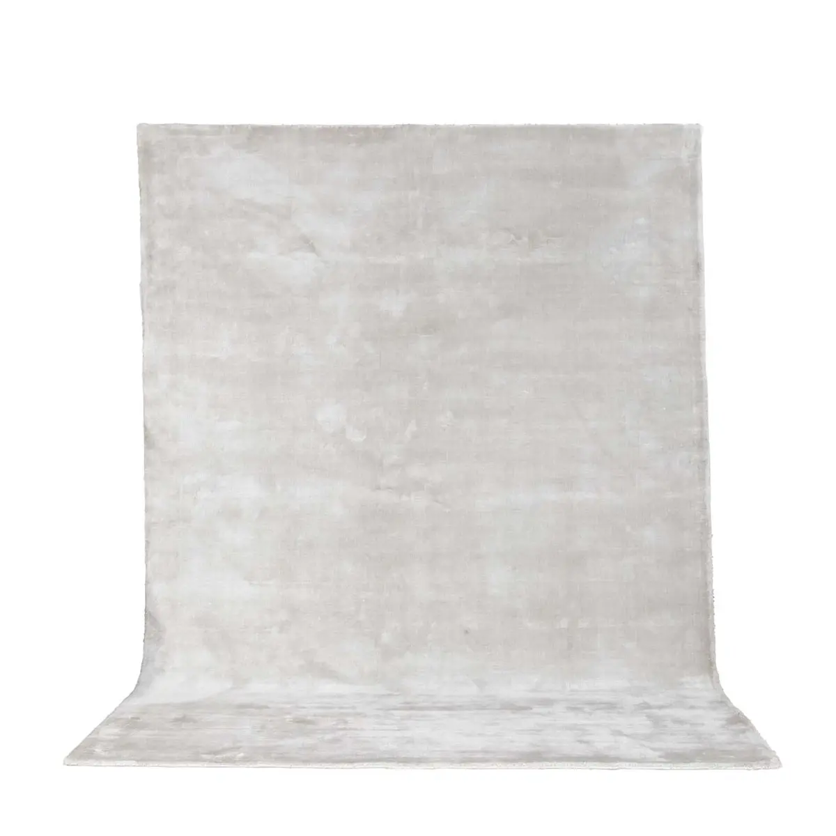 VENTURE DESIGN Indra teppe - sølv viskose og bomull (200x300)