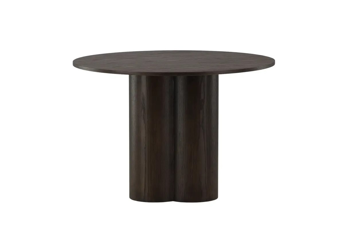 VENTURE DESIGN Olivia spisebord, rundt - mokkafiner (Ø110)