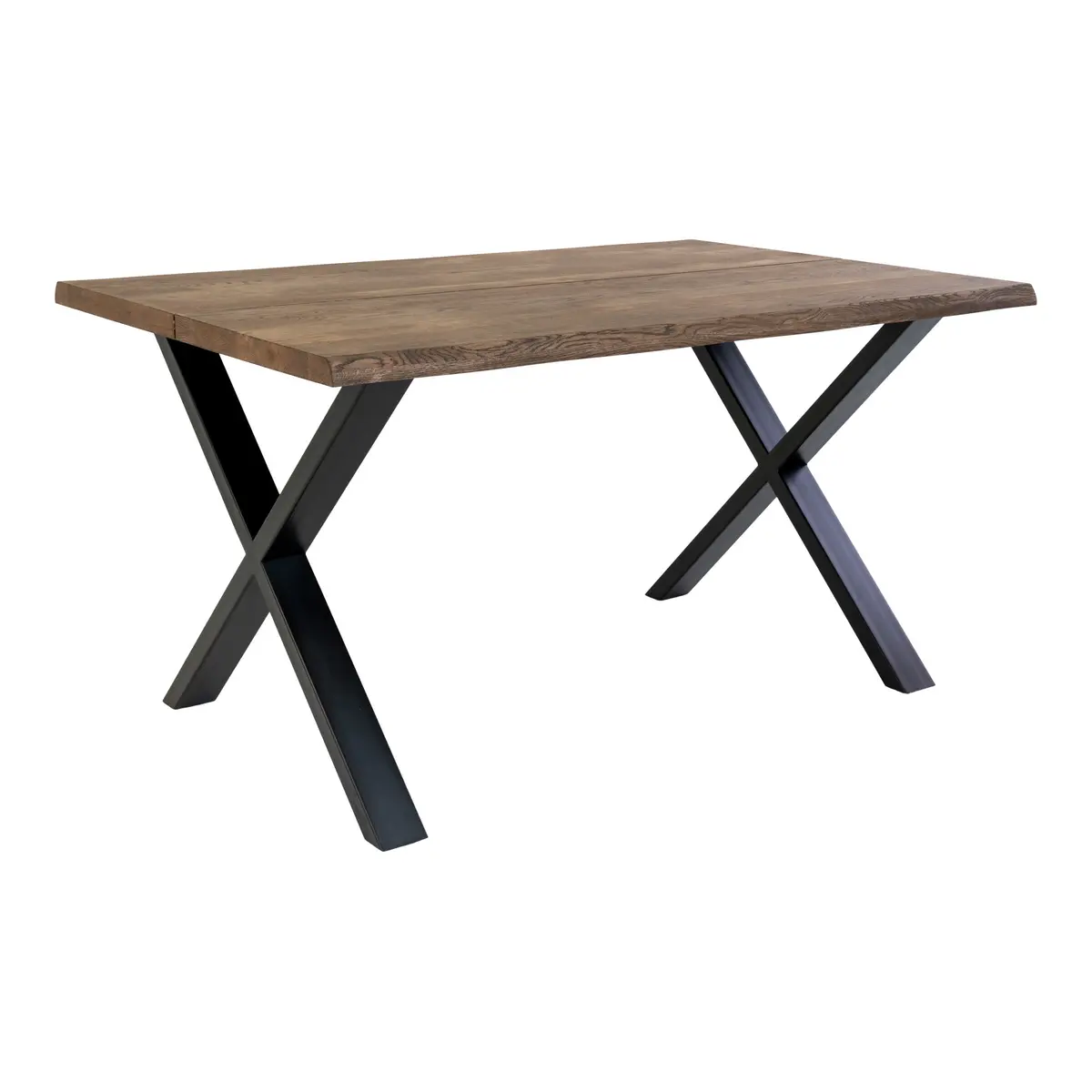 HOUSE NORDIC Toulon spisebord - brun eik og metall (140x95)