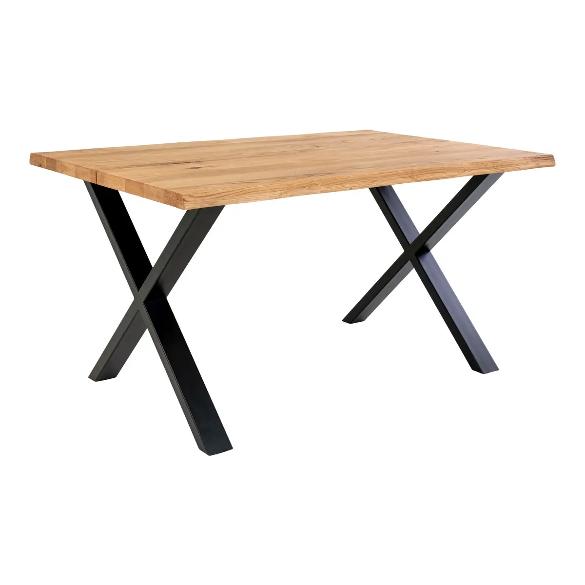 HOUSE NORDIC Toulon spisebord - naturlig eik og metall (140x95)
