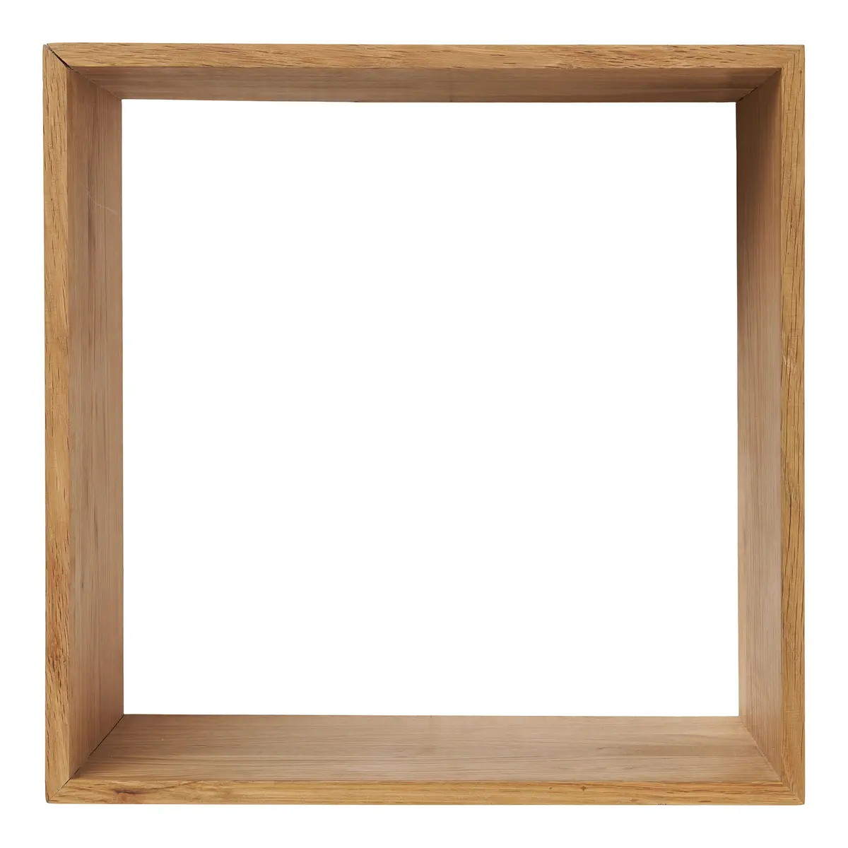 HOUSE NORDIC Lattoon vegghylle, firkantet - naturlig eik (30x30)