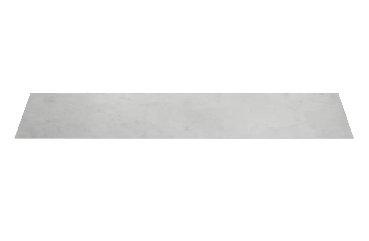 TRE EKSKLUSIV Basu bordplate dekorasjon for skjenk/TV-bord - betongplast (196,5x39,5)