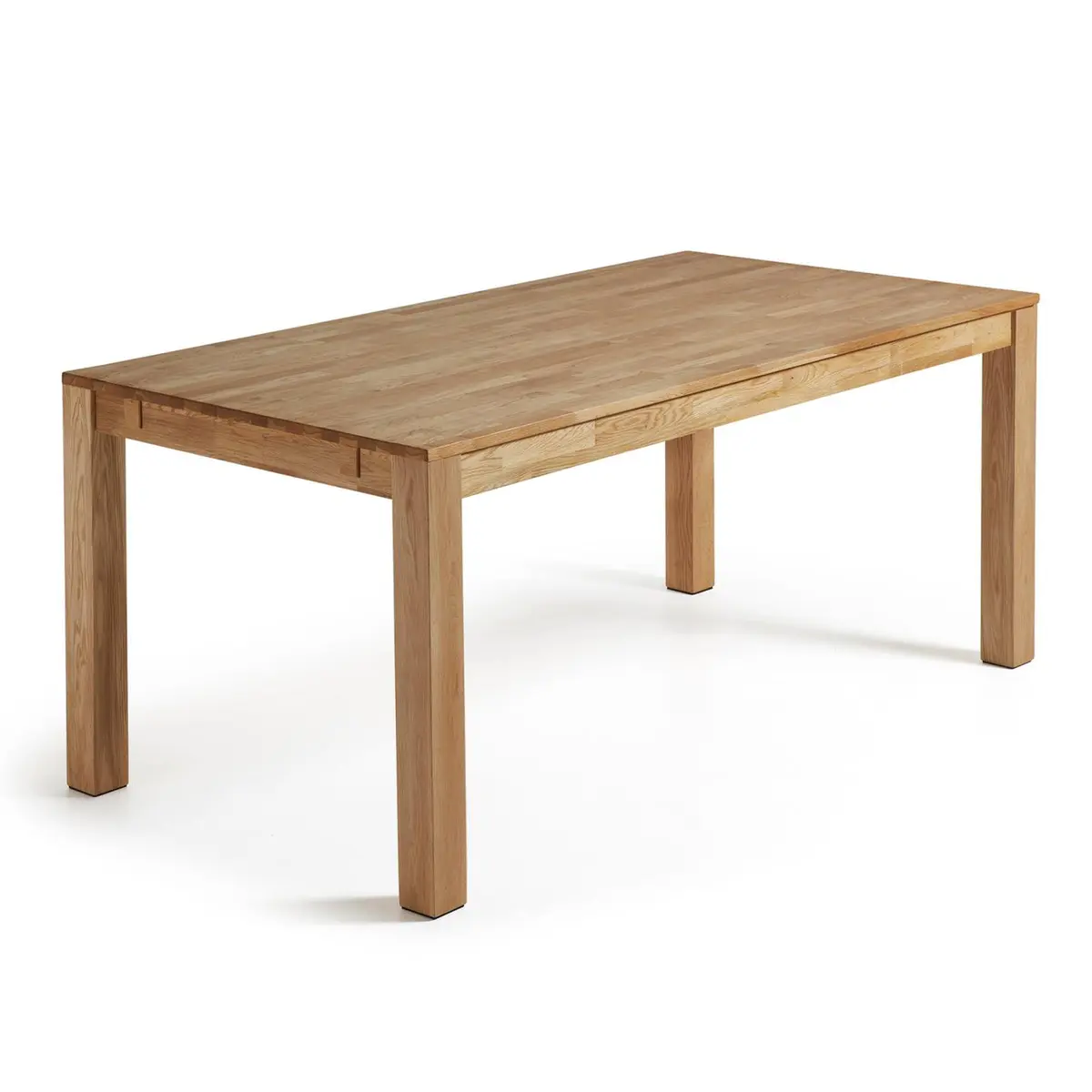 KAVE HOME Isbel spisebord, med tilleggsplater - naturlig eik (180(260)x90)