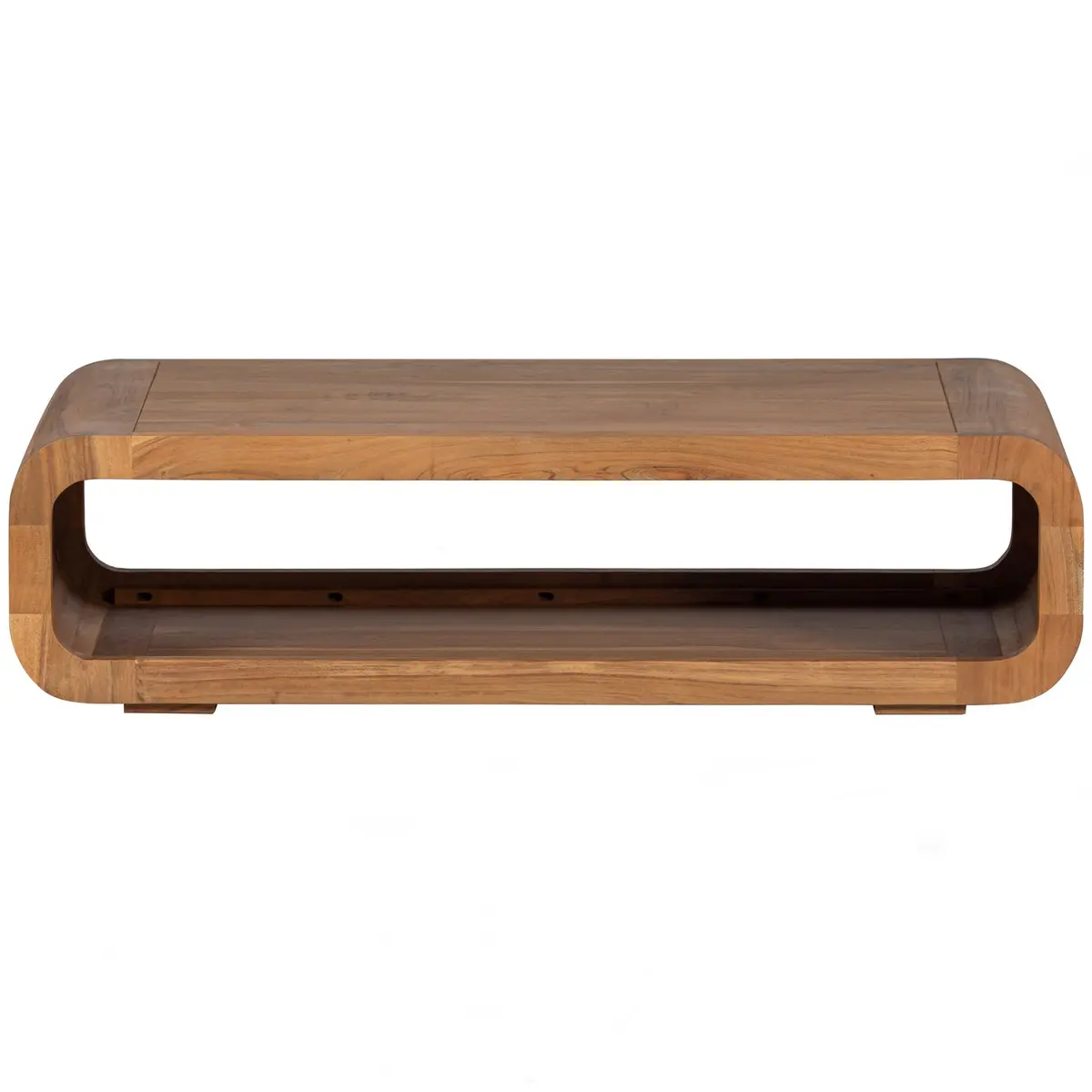 WOOOD Kin salongbord, med 1 åpen rom - naturlig akasietre (120x60)