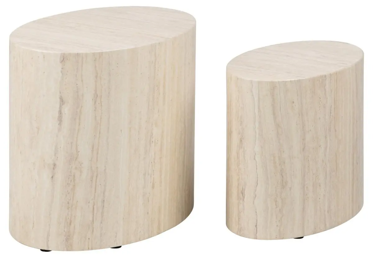 Mice sofabord sett med 2 stk. beige.