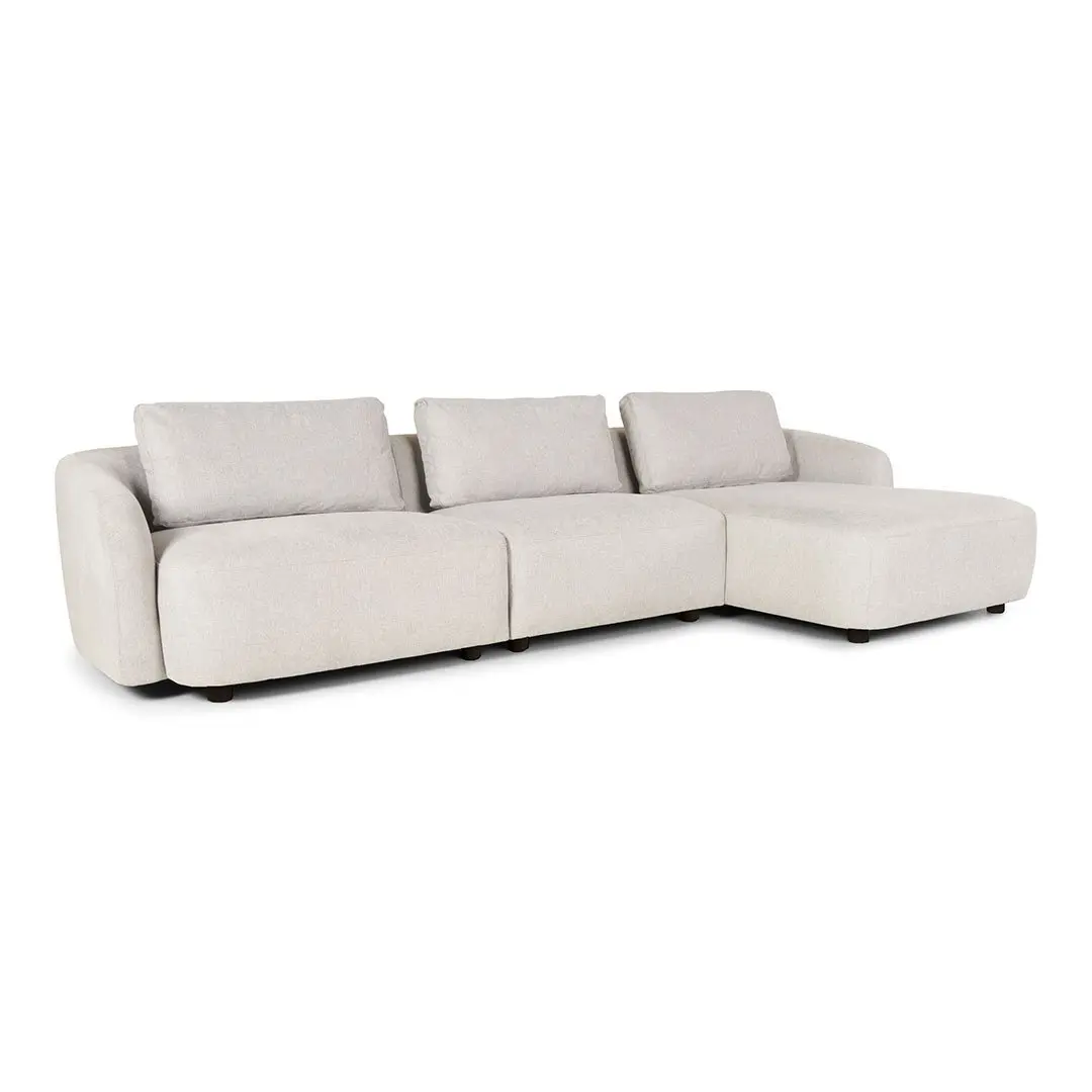 Bergen 2 personers sofa høyrevendt beige.