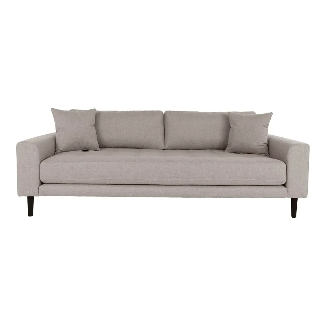 Lido sofa 3 seter 2 puter brun.
