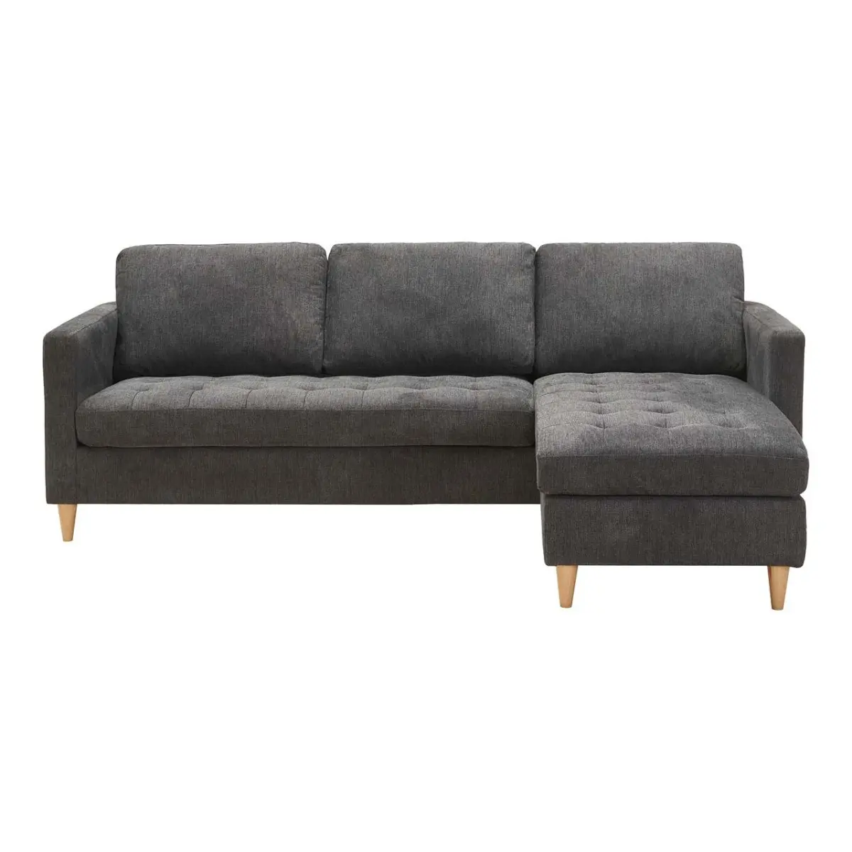 Firenze sjeselongsofa mørkegrå.