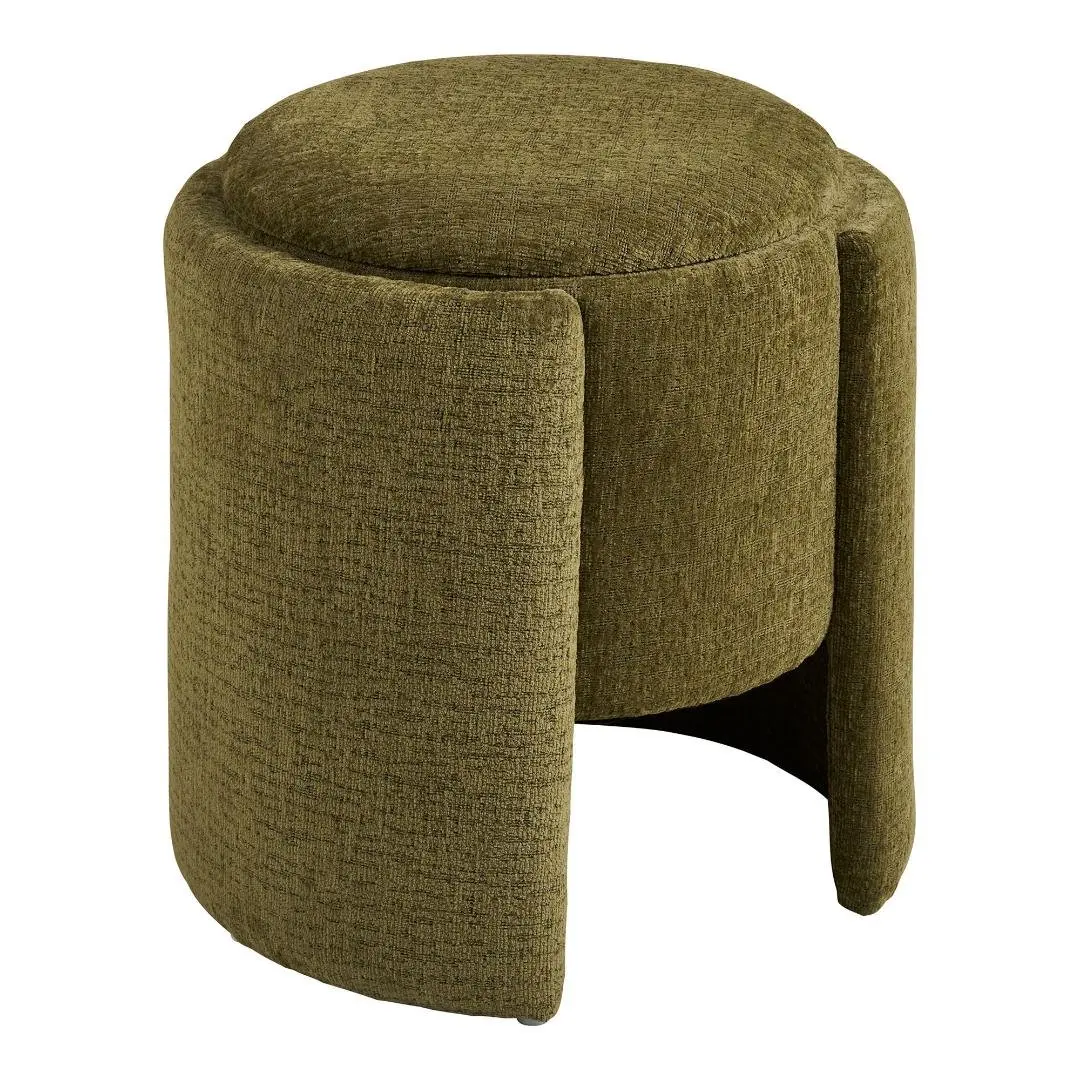 Folva puff Ø42cm med oppbevaring grønn.