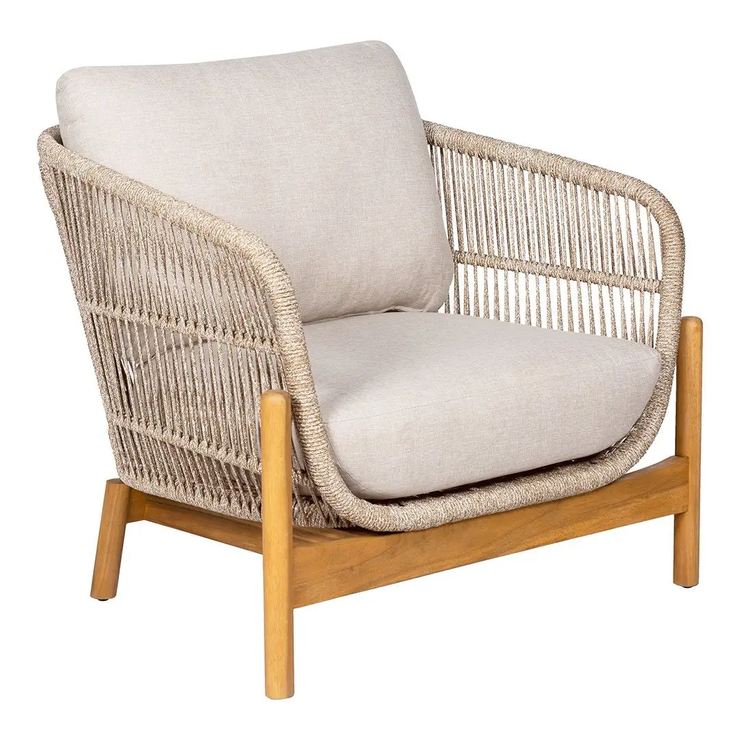Terracina loungestol inkl. hynde brun, beige.