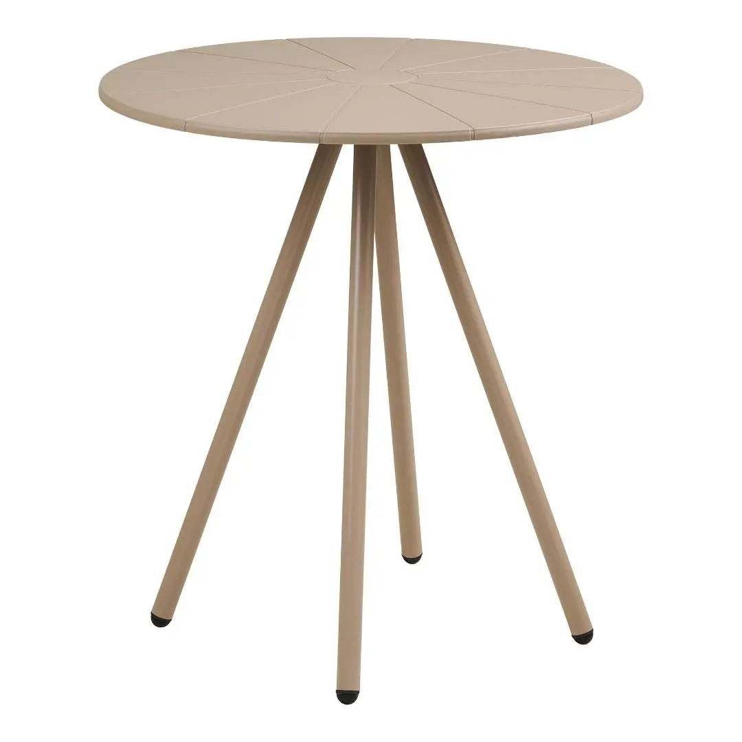 Berta cafebord Ø70cm taupe.