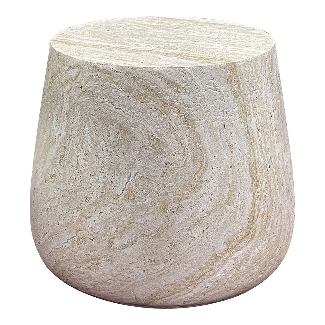 Bonn sidebord Ø48 cm natur.