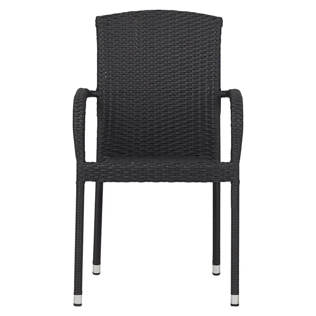 Anita hagestol polyrattan stabelbar svart.