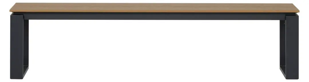 Martinus hagebenk 180x36 cm valnøttdekor.