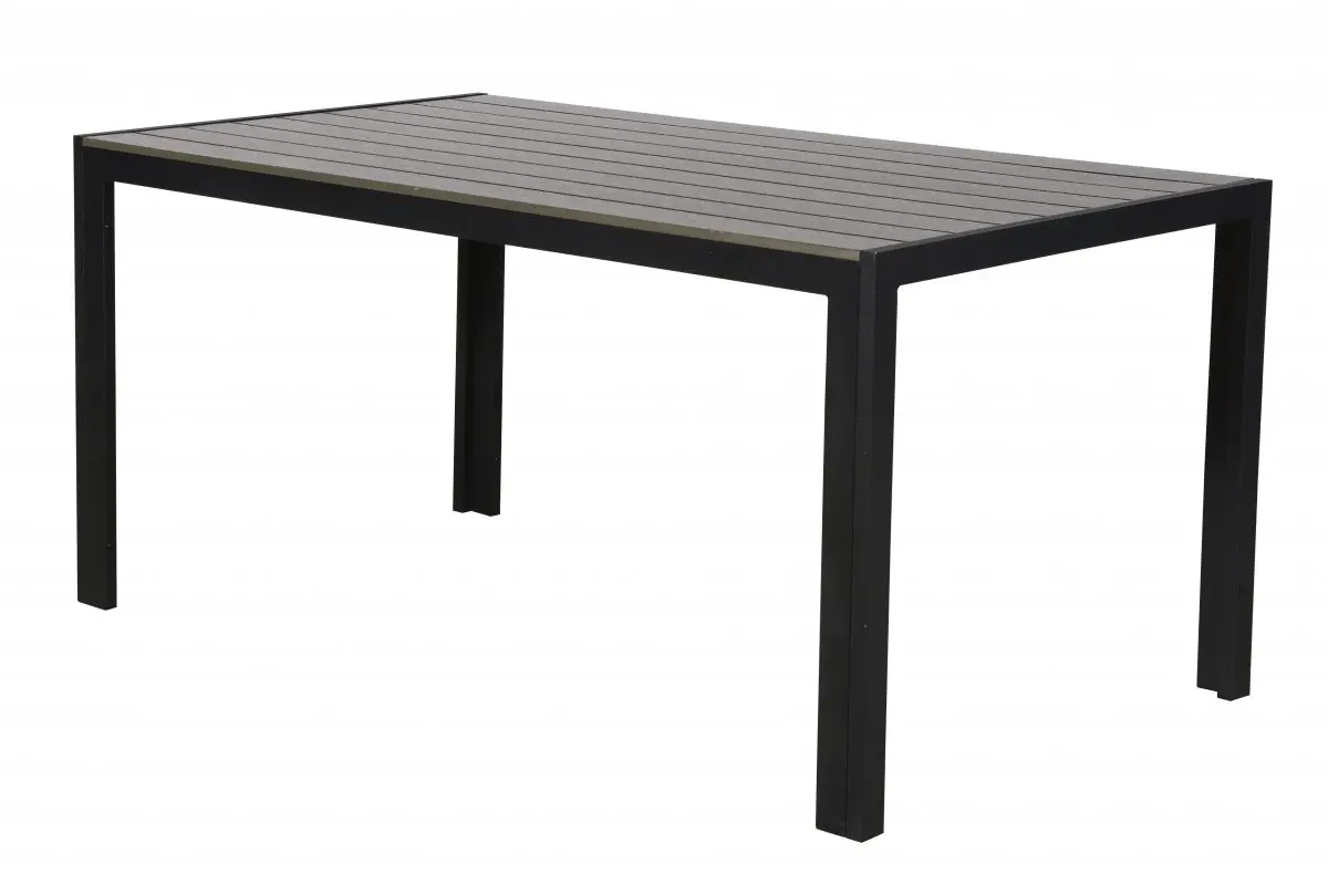 Cirl hagebord, 150 cm svart/grå.