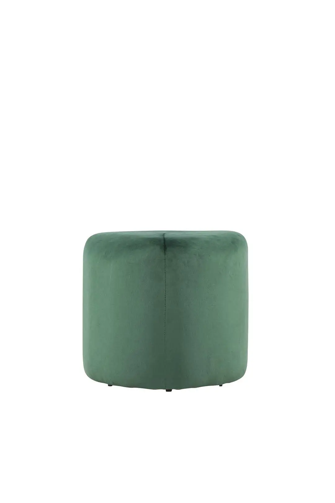 Peg puff Ø46cm velour grønn.