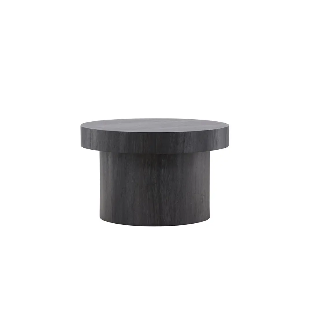Malung sofabord Ø80 cm svart.