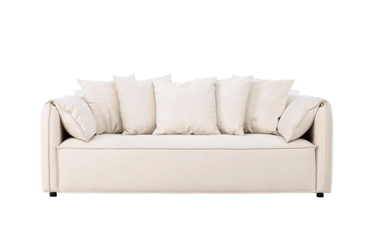 Torekov sofa 3-seters 5 pynteputer beige.
