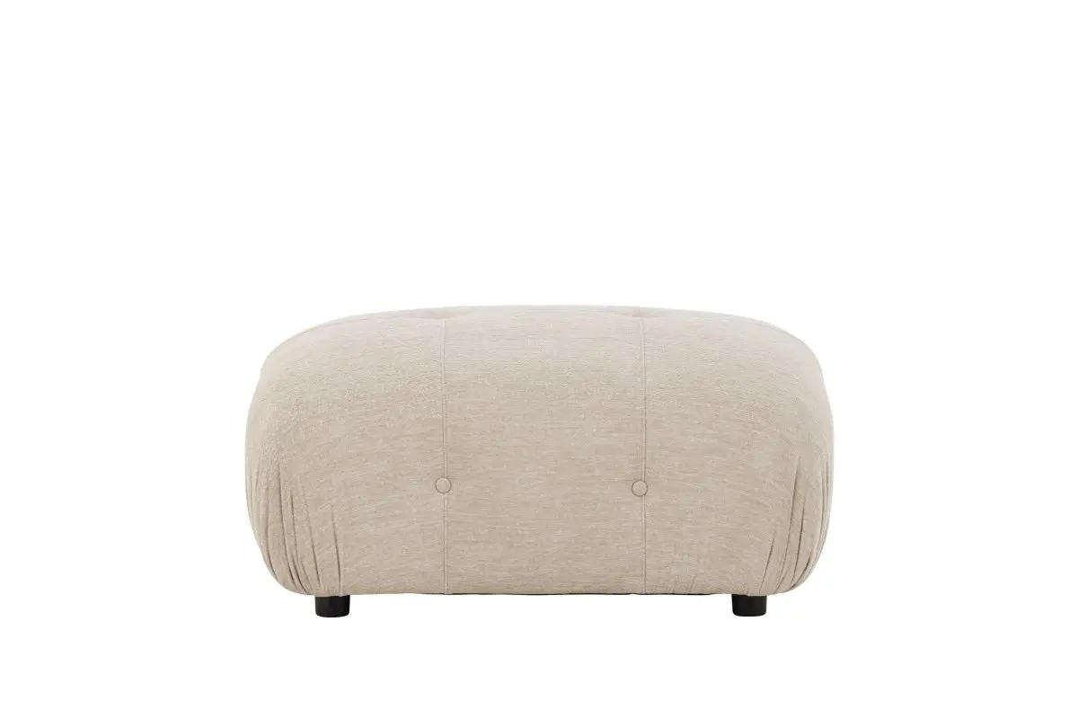 Mika modulsofa puff beige.