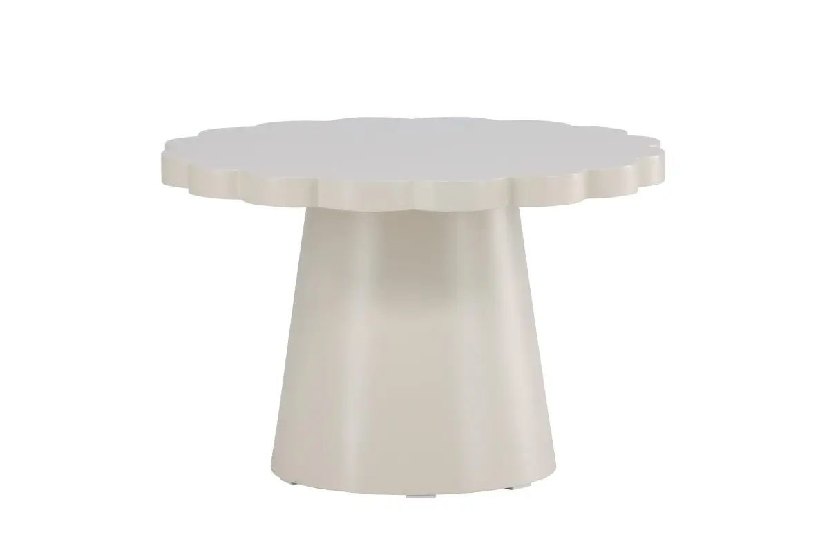 Krull sofabord Ø70 cm beige.