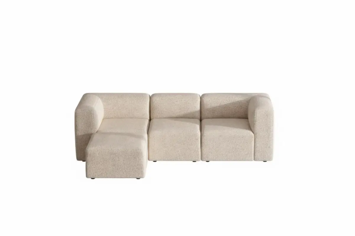 Cubic M sjeselongsofa høyre eller venstrevent beige.