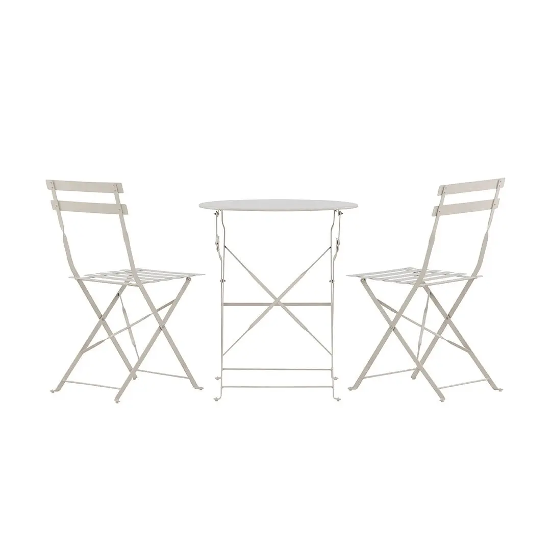 Tao loungesett 1 bord, 2 stoler beige.