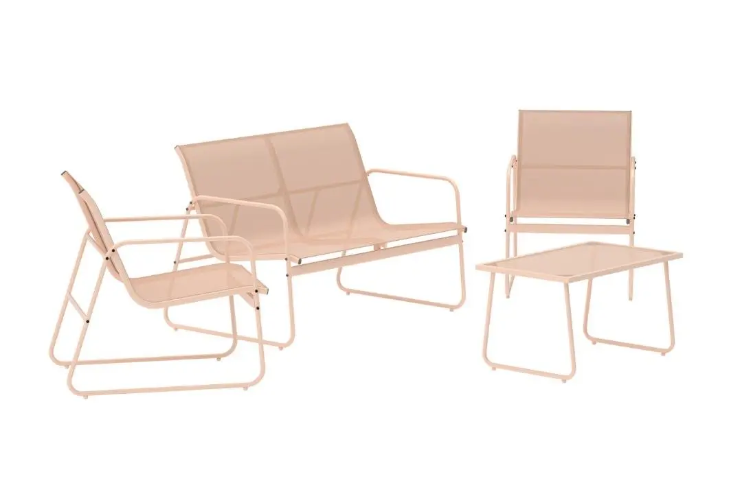 Scopello sofasett beige.