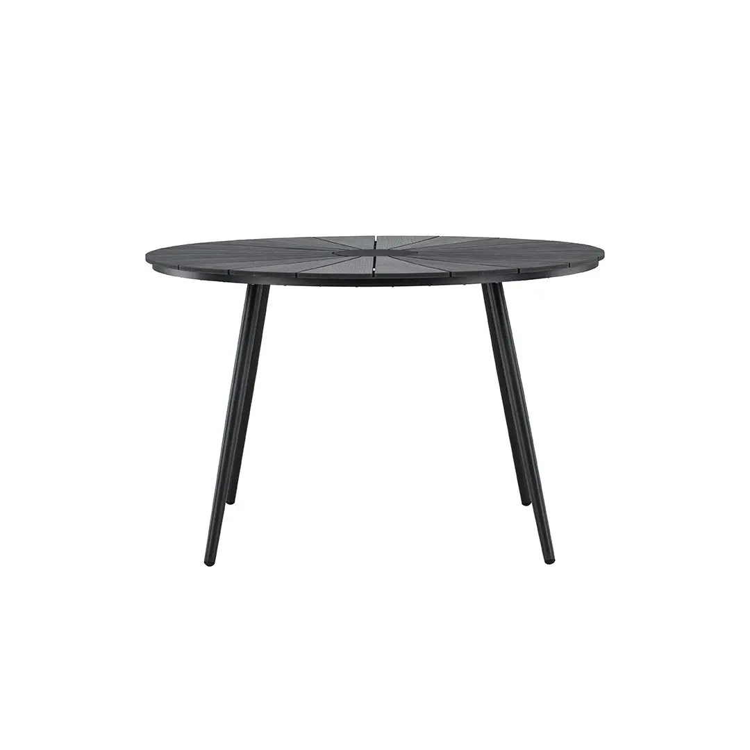 San Vito hagebord Ø120cm svart.