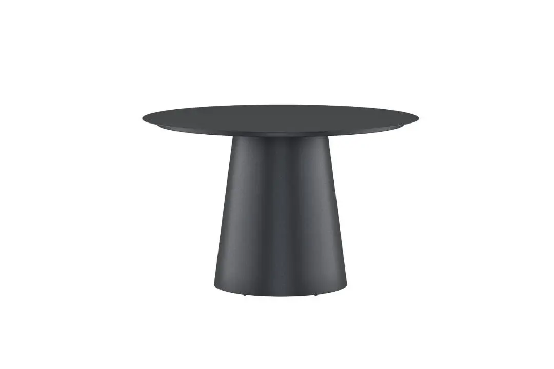 Lanzo hagebord Ø120cm svart.